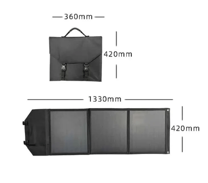 Зображення 2 Сонячна панель Tcom 60W/18V на 60 Вт, Максимальна потужність: 60 Вт