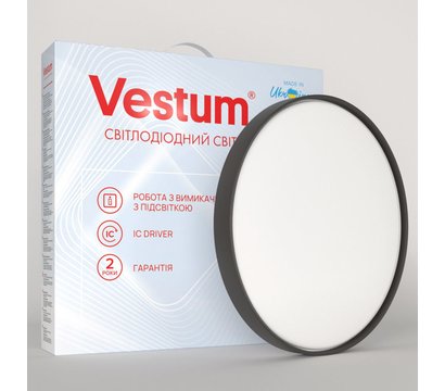Зображення 2 Світлодіодний LED світильник Vestum Crystal VS-80049 36W 4000K 220V