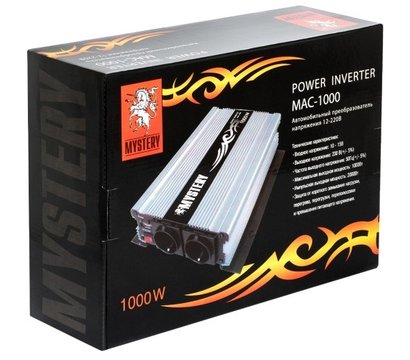 Изображение 3 Преобразователь Mystery MAC-1000 2000 ВА, Выходная мощность (ВА): 2000 ВА