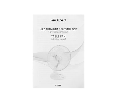 Изображение 11 Вентилятор Ardesto FT-23A