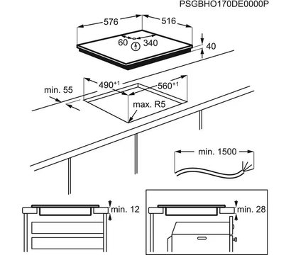 Изображение 7 Варочная поверхность Electrolux EHF6240XXK