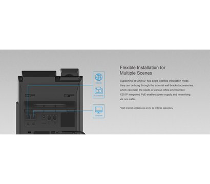 Изображение 8 VoIP телефон Fanvil X301P на 2 линии