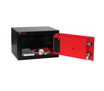 Изображение 2 Мебельный сейф MySafe MS.17/23.K.E Red совмещенный (код + ключ) замок