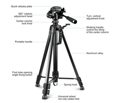 Зображення 3 Штатив AccPro 3520 Smart black