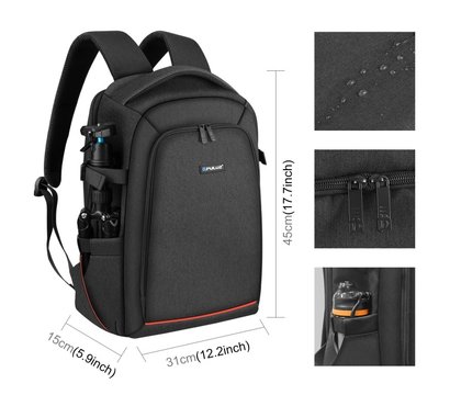 Зображення 4 Рюкзак для лептопа Puluz PU5015B black