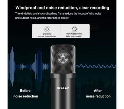 Изображение 5 Микрофон Puluz PU612B Black