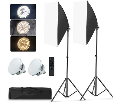 Зображення 5 Студійне освітлення Visico LED-170 Double Kit