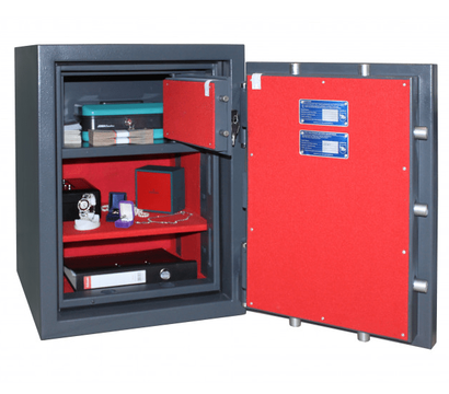 Зображення 2 Вогне-зламостійкий сейф Паритет-К CL III.68.K.E суміщений (код + ключ) замок