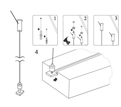 Зображення 6 LED світильник Ledua N23-1-1000 57,6W 3600lm 6000K 220V Black на 57.6 Вт