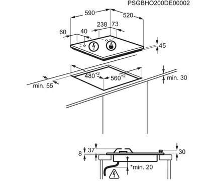 Зображення 7 Варильна поверхня Electrolux KGG64362K
