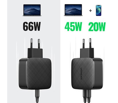 Зображення 2 Зарядний пристрій Ugreen CD216 Black — 70867