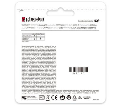Изображение 4 Накопитель USB Kingston DataTraveler Exodia Black/Blue 2 Pieces 64GB USB 3.2 - DTX/64GB-2P