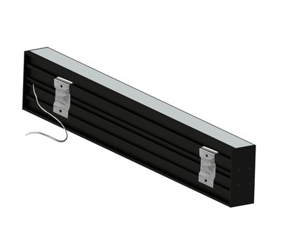 Зображення 2 LED світильник Ledua N39-500 20W 960lm 4500K 220V Black алюміній + пластик