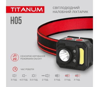 Зображення 5 Ліхтар на чоло Titanum TLF-H05