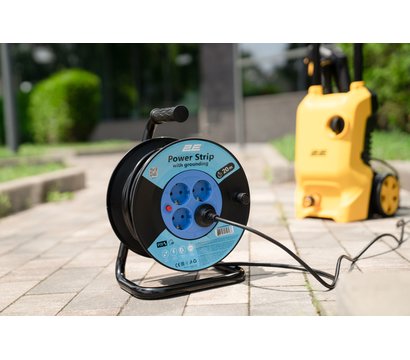 Зображення 2 2E 2E-CR4315IP20M20, 3G*1.5мм, 20м, Black 4 розеток