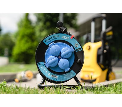 Зображення 2 2E 2E-CR4315IP44M20, 3G*1.5мм, 20м, Black 4 розеток