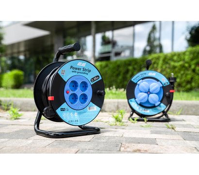 Зображення 3 2E 2E-CR4315IP20M20, 3G*1.5мм, 20м, Black 4 розеток