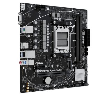 Изображение 3 Материнская плата Asus Prime A620M-K (sAM5, AMD A620)