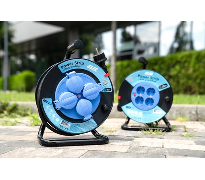 Зображення 10 2E 2E-CR4315IP44M20, 3G*1.5мм, 20м, Black 4 розеток