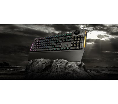 Изображение 11 Клавиатура Asus TUF Gaming K1 USB Black UKR — 90MP01X0-BKMA00