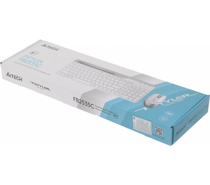 Изображение 2 Комплект мышь + клавиатура A4Tech FB2535C USB Icy White