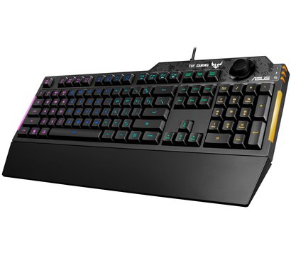 Изображение 3 Клавиатура Asus TUF Gaming K1 USB Black UKR — 90MP01X0-BKMA00