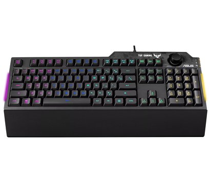Изображение 4 Клавиатура Asus TUF Gaming K1 USB Black UKR — 90MP01X0-BKMA00