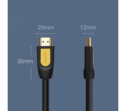 Зображення 5 Кабель мультимедійний Ugreen HD101 HDMI - HDMI, 1 м, Black - 10115