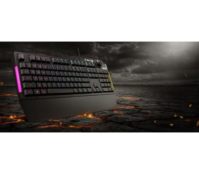 Изображение 6 Клавиатура Asus TUF Gaming K1 USB Black UKR — 90MP01X0-BKMA00