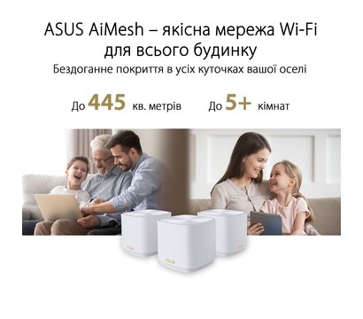 Зображення 7 Маршрутизатор Asus ZenWiFi XD4 Plus 1PK White