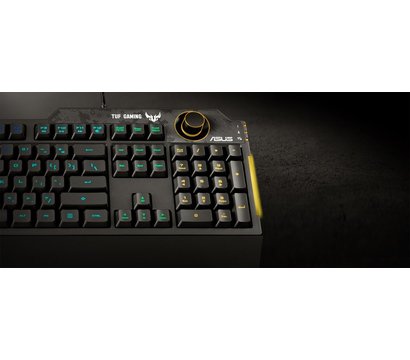 Изображение 8 Клавиатура Asus TUF Gaming K1 USB Black UKR — 90MP01X0-BKMA00