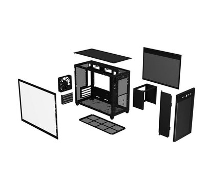 Зображення 10 Корпус Asus Prime AP201 Black Tempered Glass no PS — 90DC00G0-B39010