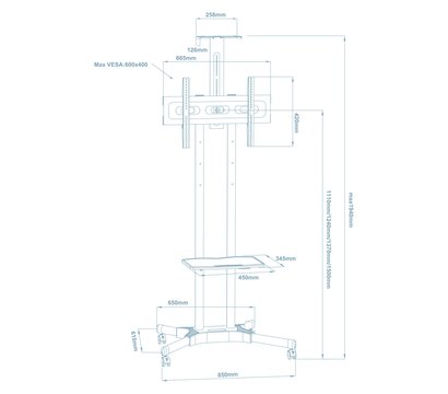 Изображение 4 Крепление для телевизора Walfix TVS-6004B