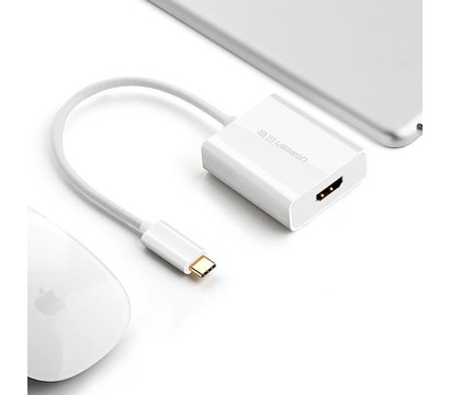 Зображення 2 Адаптер Ugreen USB Type-C - HDMI, White - 40273