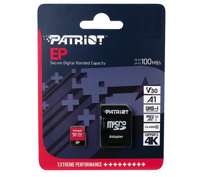 Изображение 3 Карта памяти Patriot EP Series microSDHC UHS-1 U3 Class 10 1TB + SD-adapter - PEF1TBEP31MCX