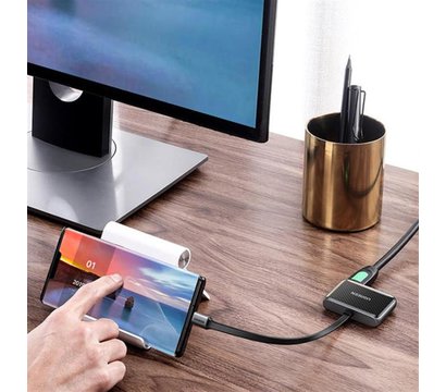 Зображення 3 Адаптер Ugreen CM303 USB Type-C - HDMI+VGA, Black - 70549