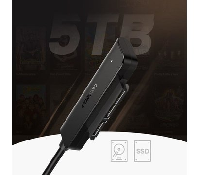 Зображення 3 Адаптер Ugreen CM321 USB-С-1xSATA Black - 70609