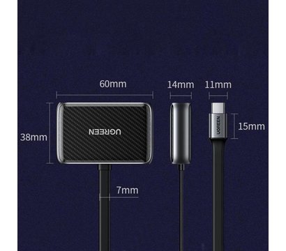 Зображення 4 Адаптер Ugreen CM303 USB Type-C - HDMI+VGA, Black - 70549