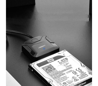 Зображення 4 Адаптер Ugreen CR108 USB-С-1xSATA Black - 20611