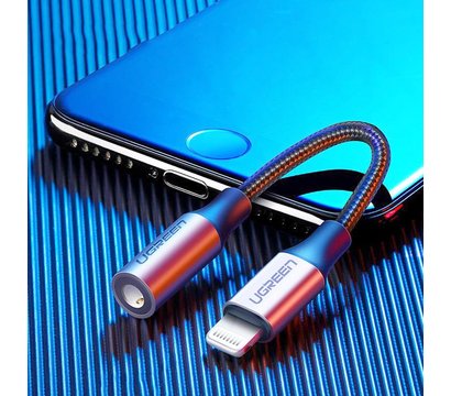 Зображення 6 Адаптер Ugreen US211 Lightning - 3.5 мм , Gray - 30756