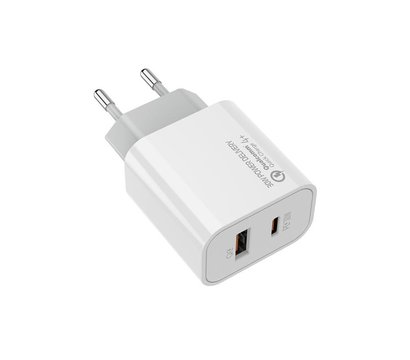 Изображение 2 Зарядное устройство ColorWay Power Delivery Port PPS (Type-C PD + USB QC3.0) (30W) White — CW-CHS037PD-WT