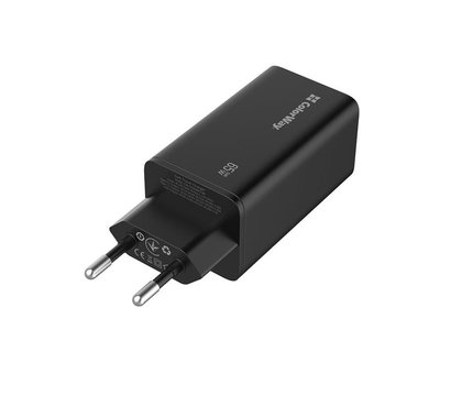 Зображення 3 Зарядний пристрій ColorWay GaN3 Pro Power Delivery (2USB Type-C PDx3A;1USBx3A) Black — CW-CHS039PD-BK
