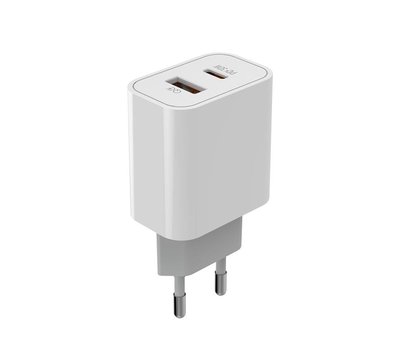 Изображение 6 Зарядное устройство ColorWay Power Delivery Port PPS (Type-C PD + USB QC3.0) (30W) White — CW-CHS037PD-WT
