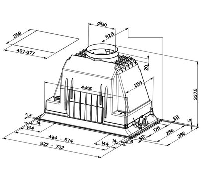 Изображение 3 Вытяжка Faber 305.0602.048