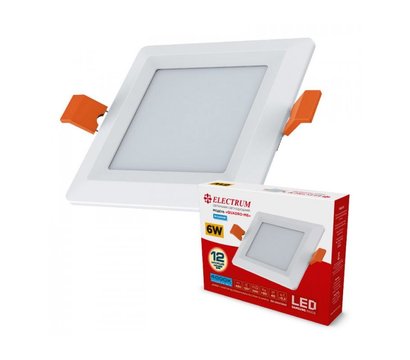 Зображення 2 LED світильник Electrum Quadro M B-LD-1959 6W 4000К