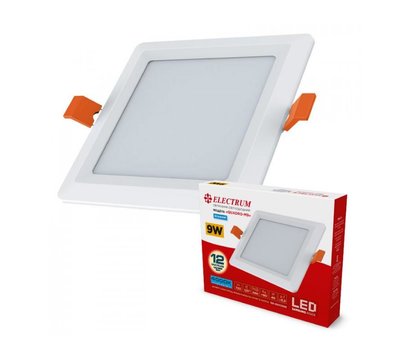 Зображення 2 LED світильник Electrum Quadro M B-LD-1960 9W 4000К