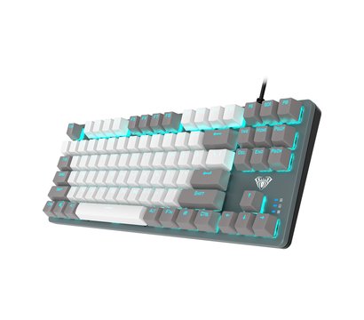 Изображение 3 Клавиатура Aula Mechanical F3287 White/Grey keycap KRGD Blue