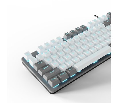 Изображение 4 Клавиатура Aula Mechanical F3287 White/Grey keycap KRGD Blue