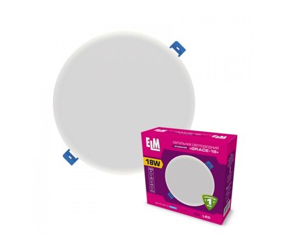 Зображення 6 Світлодіодний LED світильник ELM Grace 26-006618W 6500К IP20