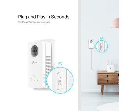 Изображение 8 Powerline адаптер TP-Link TL-WPA8631PKIT